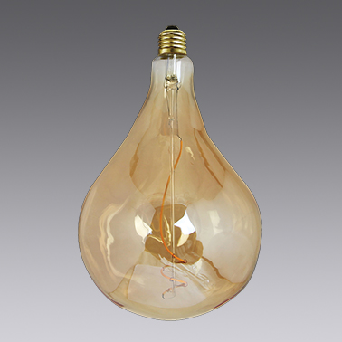 Filament A165 Large Pear Amber Dimmable